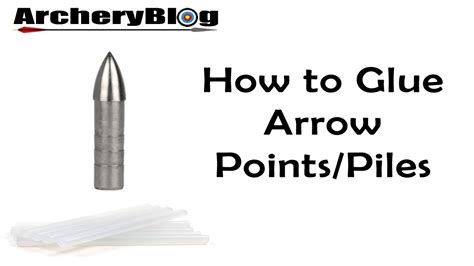 How To Glue In Arrow Points Youtube