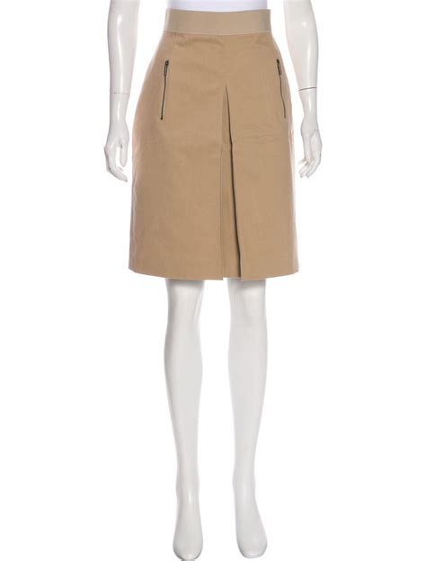 Akris Punto Pleated Knee Length Skirt Clothing Wak55154 The