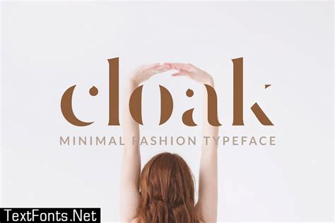Cloak Minimal Fashion Font 2607195