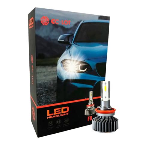 kit lâmpada h9012 de led cc lot 5000 lúmens jr8