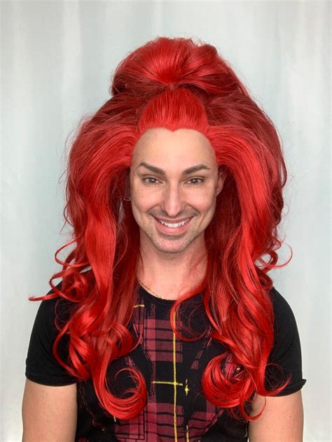 Half Pony Drag Queen Lace Front Wig Styling Halloween Costume Etsy
