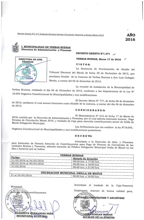 Copia de la revisión técnica vigente o certificado de homologación. EXTENSIÓN HORARIOS PARA PAGO DE PERMISO DE CIRCULACIÓN - Municipalidad de Yerbas Buenas
