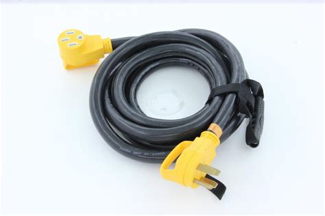 Extension cords, adaptors and surge protectors. Power Grip RV Temporary Power Cord Extension w/ Carrying ...