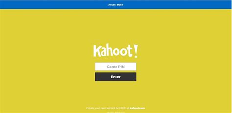 Kahoot Bot Spam Unblocked Wuschools