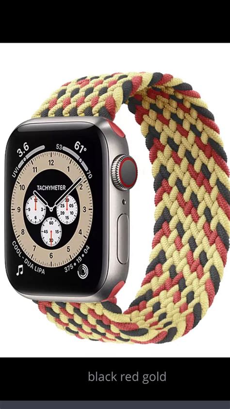 Apple Watch Braided Solo Loop Series 6 54321 Etsy
