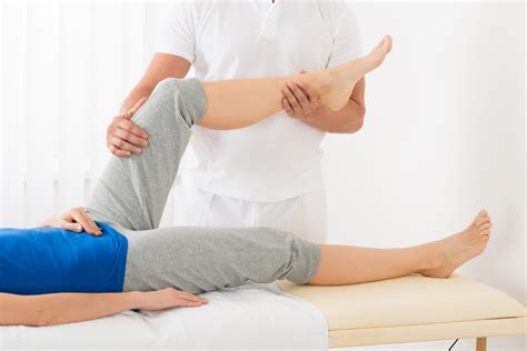Masseur Giving Leg Massage To Woman Kaleidoscope Fighting Lupus
