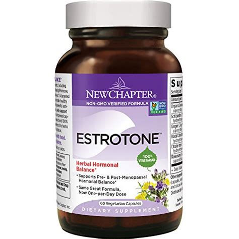 The oil does not stop the menopausal process but helps users deal with common side effects. New Chapter Menopause Supplement - Estrotone with Evening ...