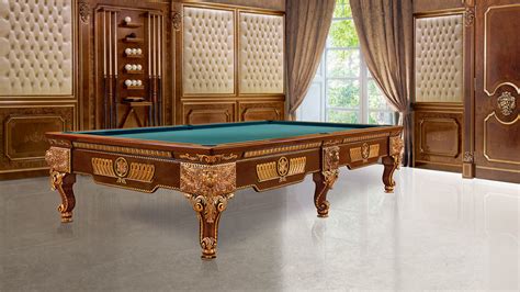 Luxury Lion Billiard Table With An Accurate And Inimitable Character
