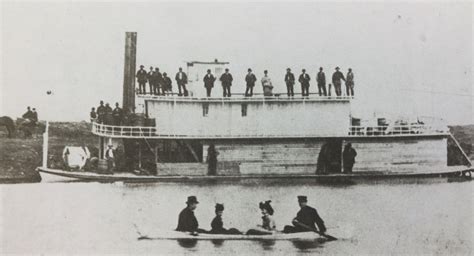 Steamboat Manitoba Late 1800s Assiniboine River River Boats History