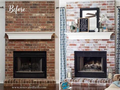 How To Whitewash A Brick Fireplace Easiest Method For 2024