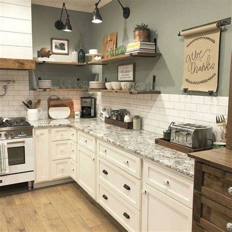 07 Diy Farmhouse Kitchen Cabinets Makeover Ideas In 2020 Kitchen