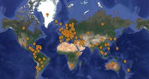 Webcam World Map With Live Cameras