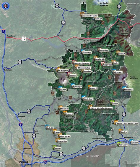 Ford Pinchot Orv Trail Map