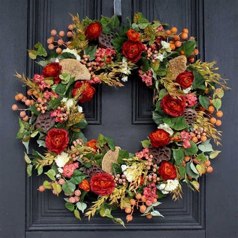 Everyday Wholesome 100 Best Fall Wreaths For Your Autumn Front Door