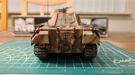 Panther Ausfd Wzimmerit Coating Plastic Model Tank Kit 135