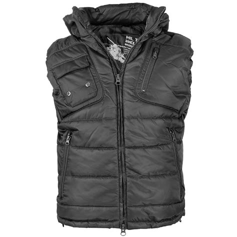 Hooded Body Warmer Winter Gilet Mens Vest Hiking Camping Outdoor