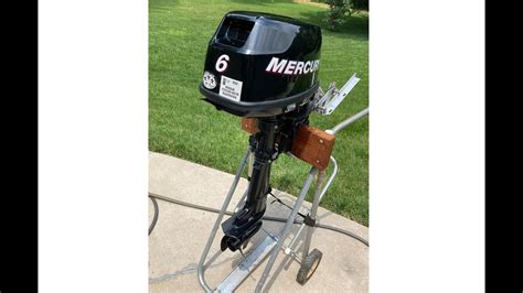 Mercury 6hp Operation Video 4 Stroke Outboard Starting Running Shifting