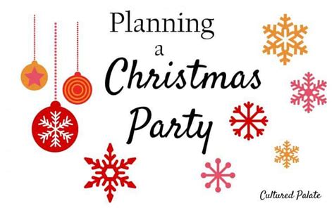 How to Have a Christmas Party with Free Printable Checklist  Cultured
