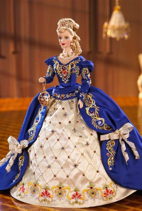 19816 Faberge Imperial Elegance Barbie Nrfb In Shipper Doll Peddlar