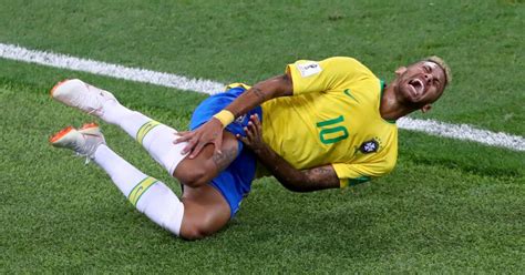 Heres How Much Time Brazils Neymar Has Spent On The Ground During The