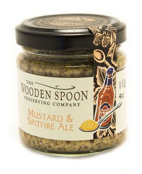 Wholegrain Mustard With Spitfire Ale 185g