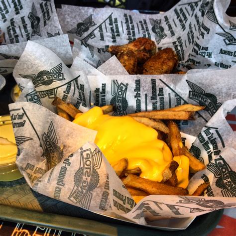 Cheese fries at wingstop when they're done right, the wings are really good! had some cajun wings, louisiana wings, and cheese fries ...