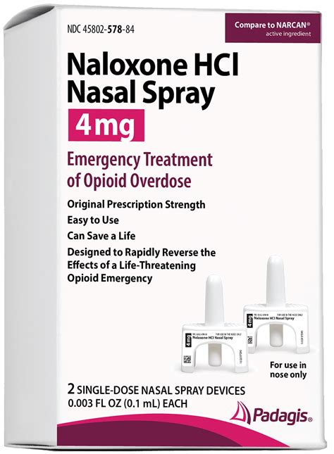 Naloxone Hcl Nasal Spray Mg Padagis