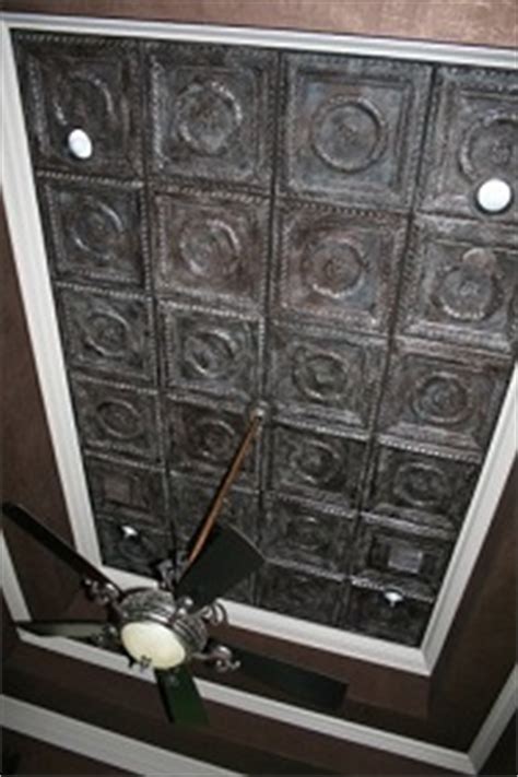 Tray ceilings are certainly not outdated in this day and age. Faux Tin Ceiling Projects | Decorative Ceiling Tiles Inc.