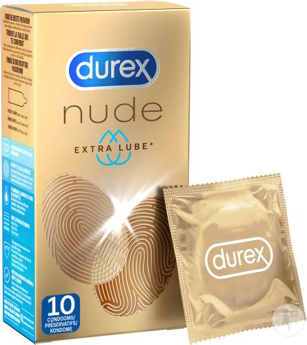 Durex Nude Huid Op Huid Gevoel Extra Dun Extra Lube Stuks Newpharma