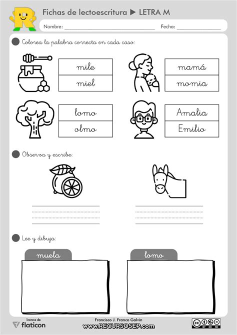 Fichas Lectoescritura Montessori Recursosep Letra M Page Sexiz Pix