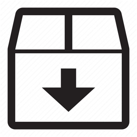 Arrow Box Cardboard Down Download Files Fragile Package