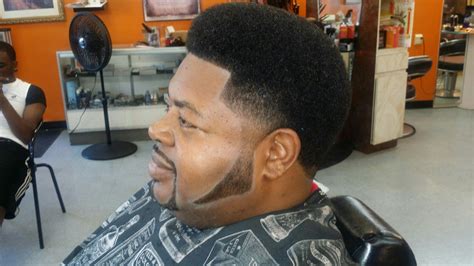 Asmr | haircut for spring break (boston accent pt. Butter afro fade with pork chops sideburns | Afro fade ...