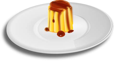 Creme Caramel On Plate Icons Png Free Png And Icons Downloads