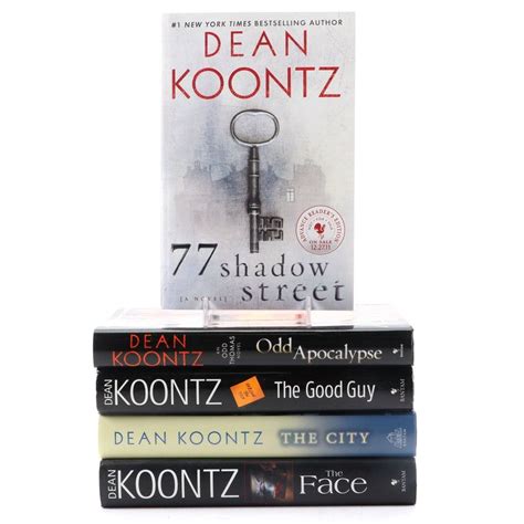 Signed First Edition Odd Apocalypse And More Dean Koontz Books Ebth