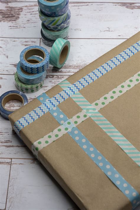 Gift wrapping ideas without tape. Gift Wrapping with Washi Tape | Diy washi tape projects ...