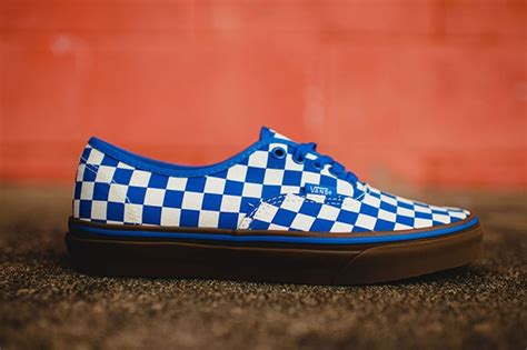 Vans Authentic Checkerboard Blue Gum Sneakerfiles