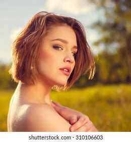 Sensual Naked Girl Outdoor Portrait Stock Photo Shutterstock