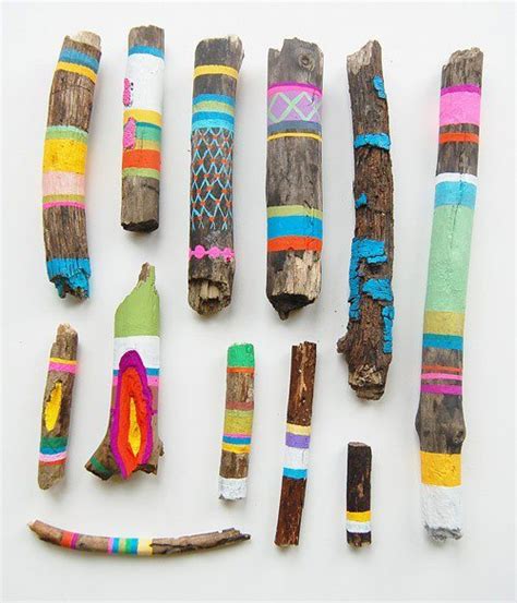 Nature Crafts Painted Sticks Be A Fun Mum