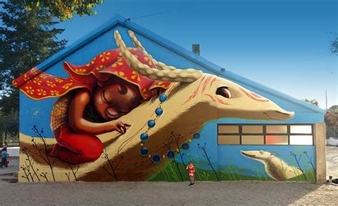 Street ZArt by Animalito, located in Boidobra, Portugal | Wall street art, Street art, Street ...