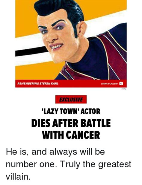 Remembering Stefan Karl Launch Gallery O Alamy Exclusive Lazy Town Actor Dies After Battle With