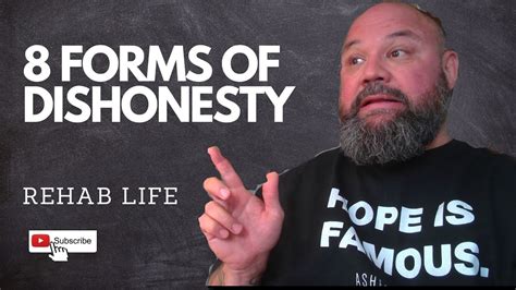 8 Forms Of Dishonesty Jon R Youtube