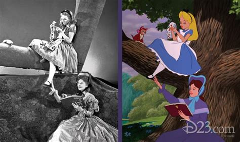 5 Rare Photos Reveal Secrets From Walt Disneys Alice In Wonderland D23