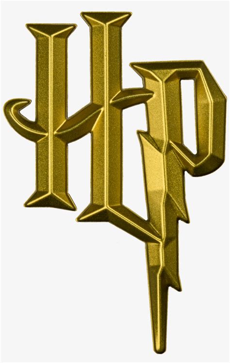 Harry Potter Logo 3d Gold Chrome Premium Emblem Harry Potter Logo