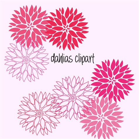 Free Dahlia Flower Cliparts Download Free Dahlia Flower Cliparts Png