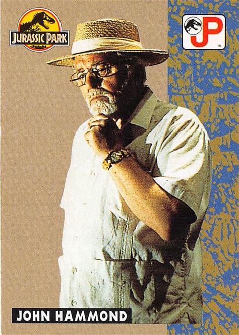 Richard Attenborough As John Hammond Trading Card Jurassic Park 1993 Topps 13