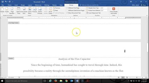 How To Do A Running Head Apa In Word