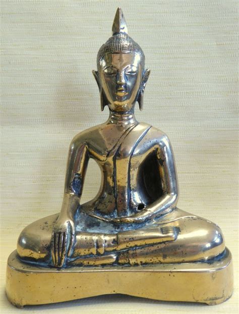 18thc Bronze Laos Seated Buddha In 2019 Buddha Statue Gautama Buddha