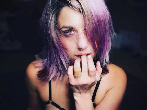 Rocking That Purple Hair Nudes By Char Epeira