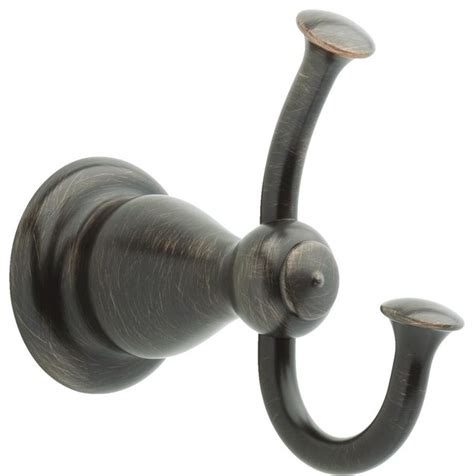 Wall mounted design for bathroom convenience and organization. Delta Leland Double Robe Hook - Traditional - Robe & Towel ...