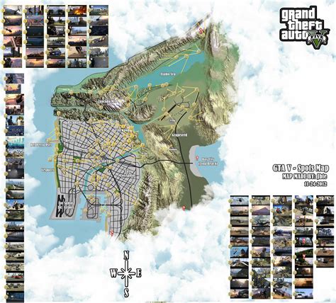 Gta V Fan Art Map Based On Screenshots Gaming